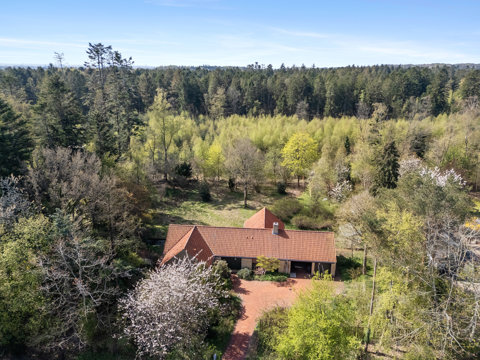 Velholdt 60’er villa med naturskøn grund i Uggerhalne