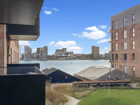 Eksklusiv ejerlejlighed med fjordudsigt på Stigsborg Brygge